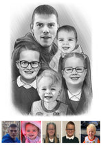 Load image into Gallery viewer, Black & White Portrait