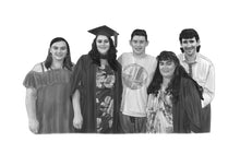Load image into Gallery viewer, Black & White Graduation Portrait
