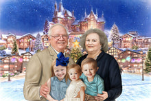 Load image into Gallery viewer, Christmas Scene Portrait
