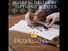 Load and play video in Gallery viewer, Color Portrait with a character (without a background)