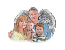 Load image into Gallery viewer, Color Portrait with Angel Wings
