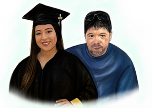 Graduation Color Portrait