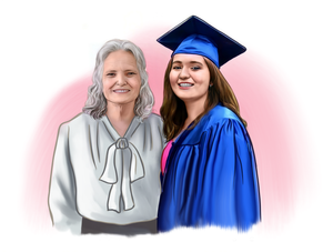 Graduation Color Portrait